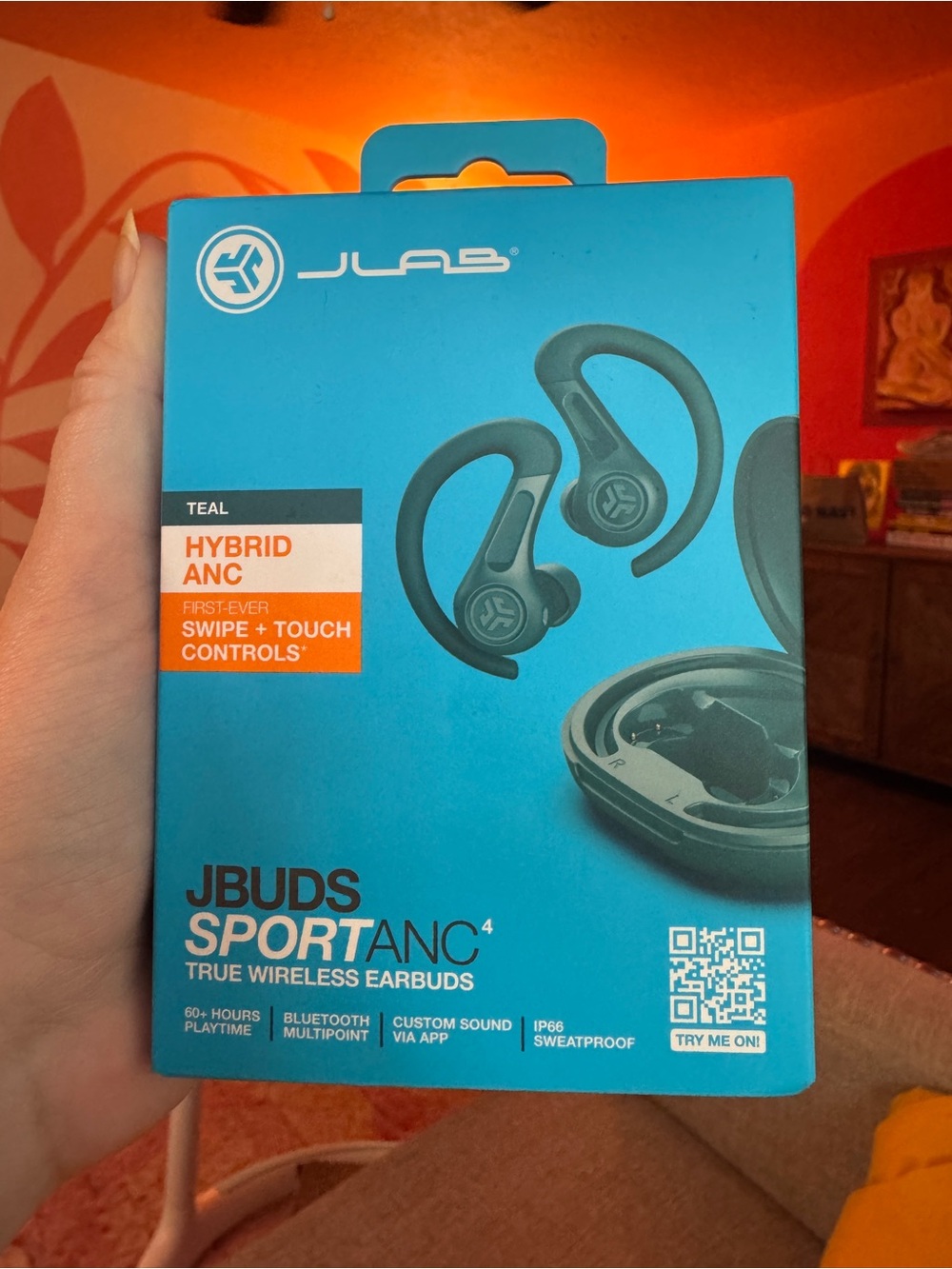 JBuds Sport ANC True Wireless Earbuds - Teal